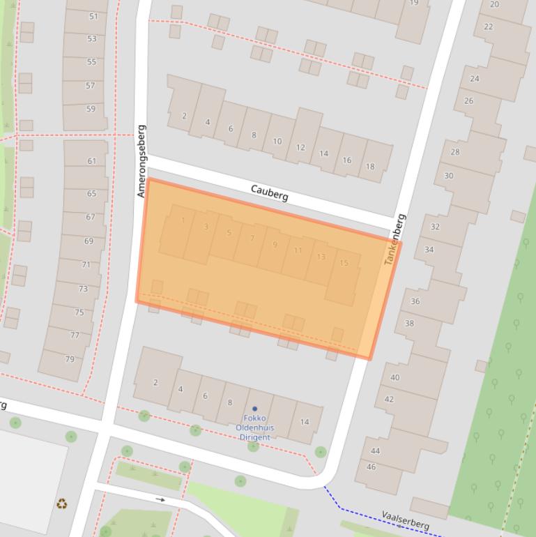 Kaart van postcodegebied 3524LK.