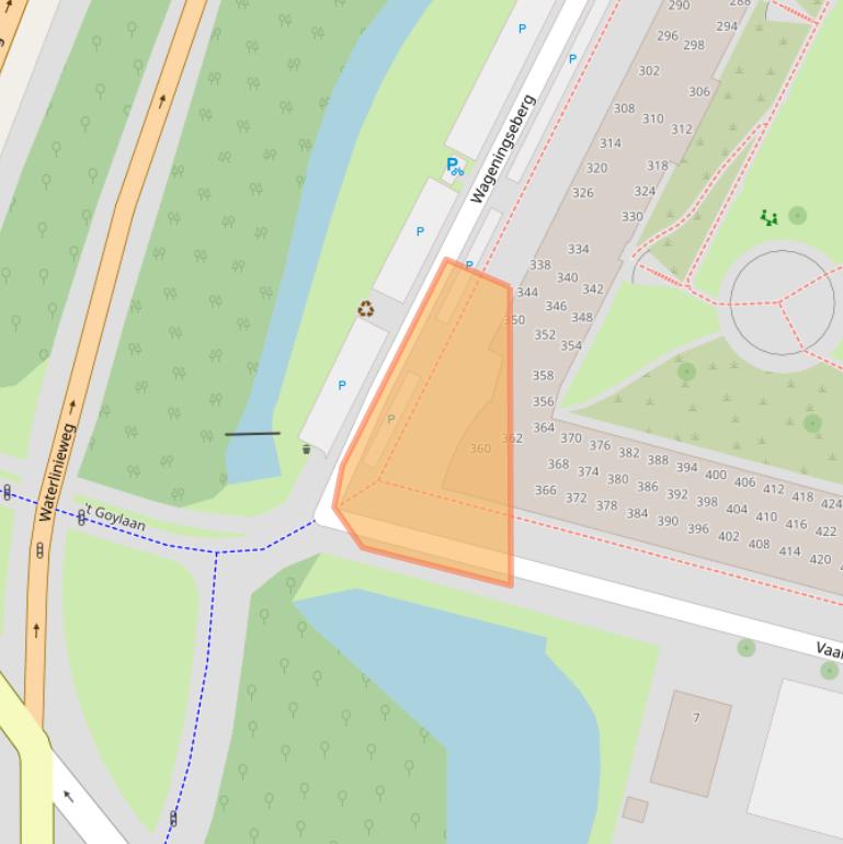 Kaart van postcodegebied 3524LZ.