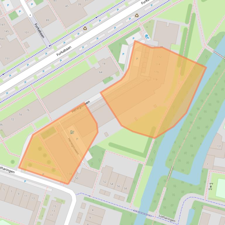 Kaart van postcodegebied 3524RC.