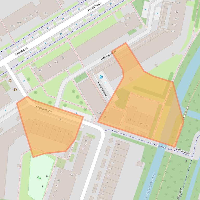 Kaart van postcodegebied 3524RD.