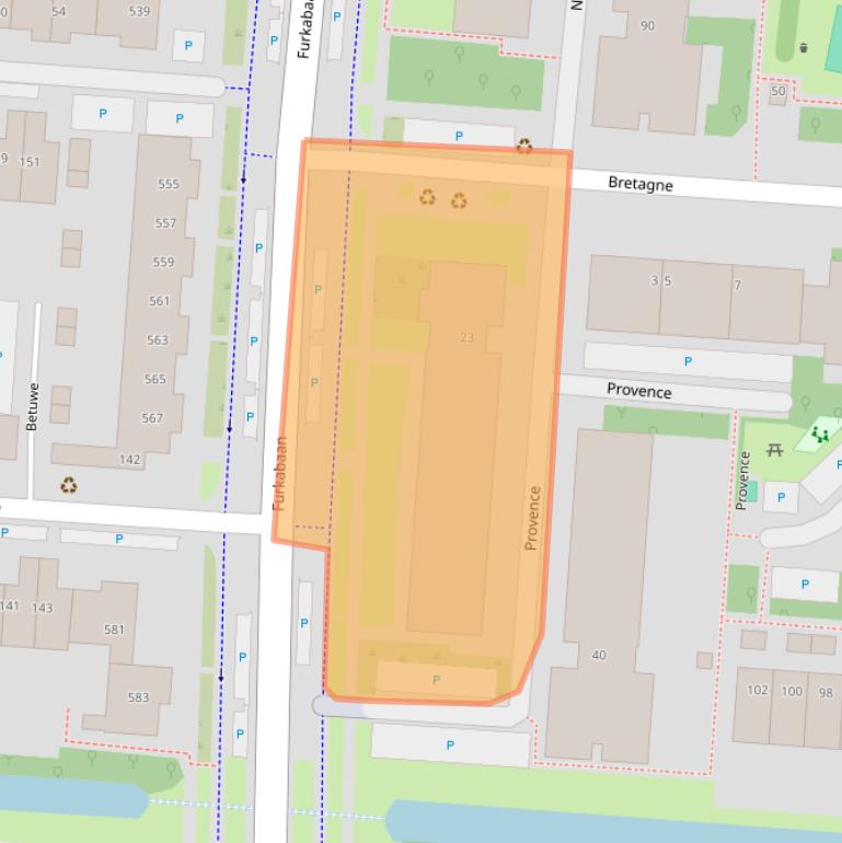 Kaart van postcodegebied 3524RP.