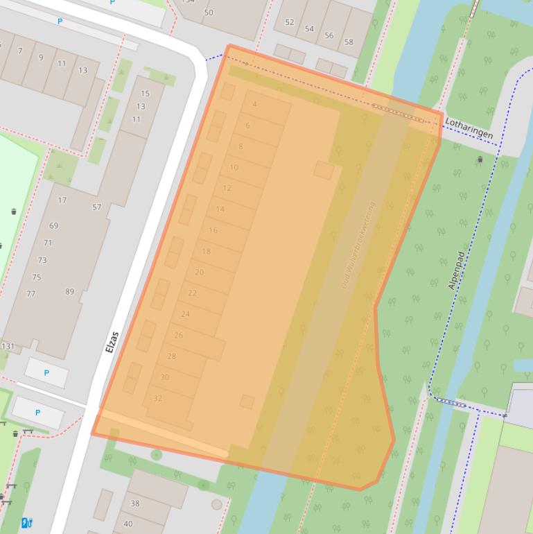 Kaart van postcodegebied 3524RW.