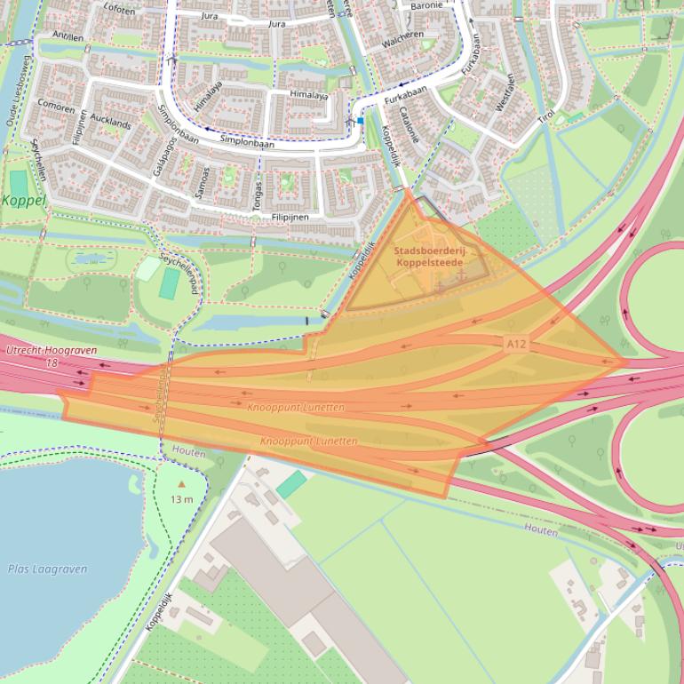 Kaart van postcodegebied 3524SK.