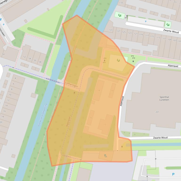 Kaart van postcodegebied 3524ST.