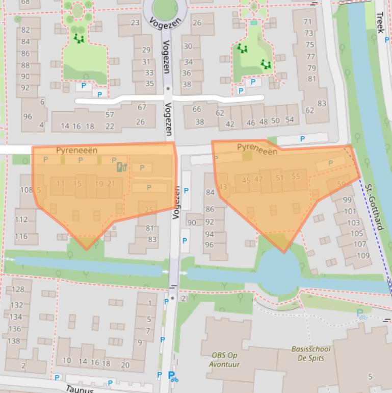 Kaart van postcodegebied 3524VM.