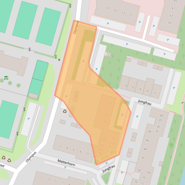 Kaart van postcodegebied 3524WH.