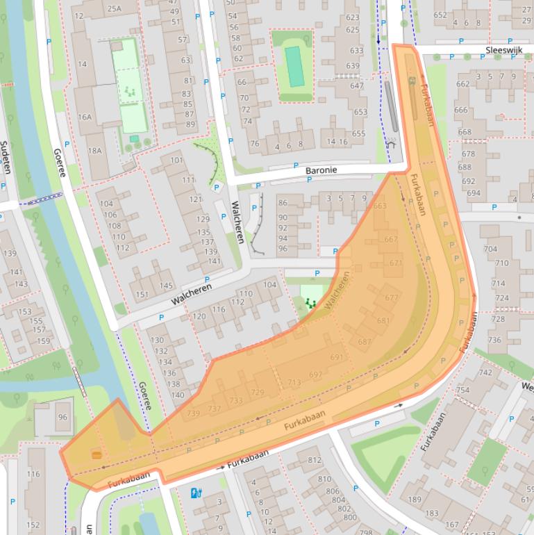 Kaart van postcodegebied 3524ZG.
