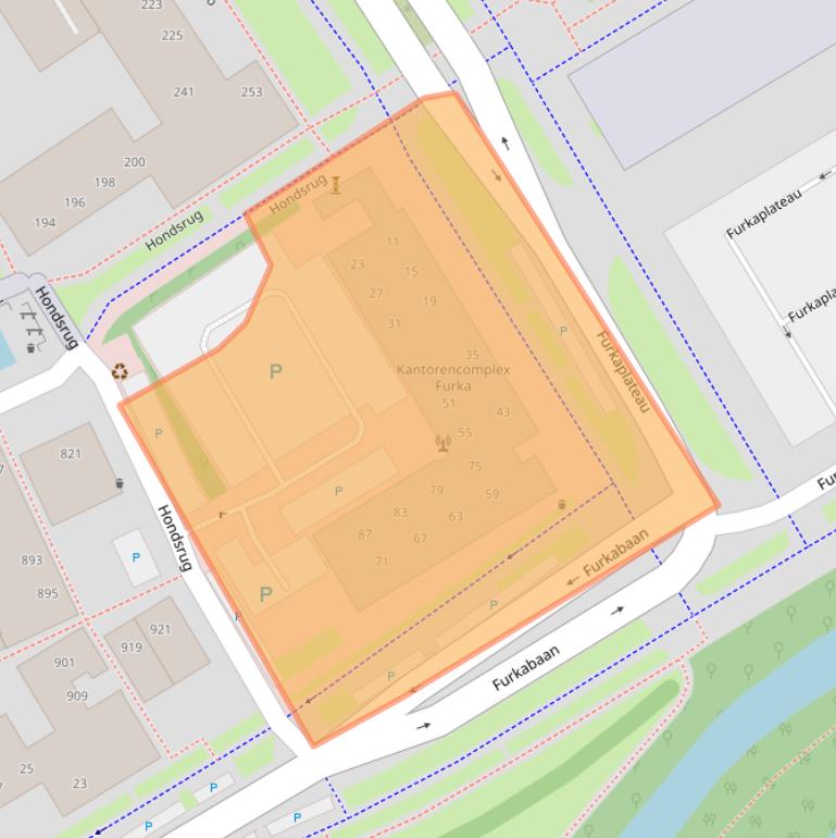 Kaart van postcodegebied 3524ZH.