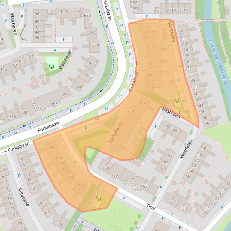 Kaart van postcodegebied 3524ZM.