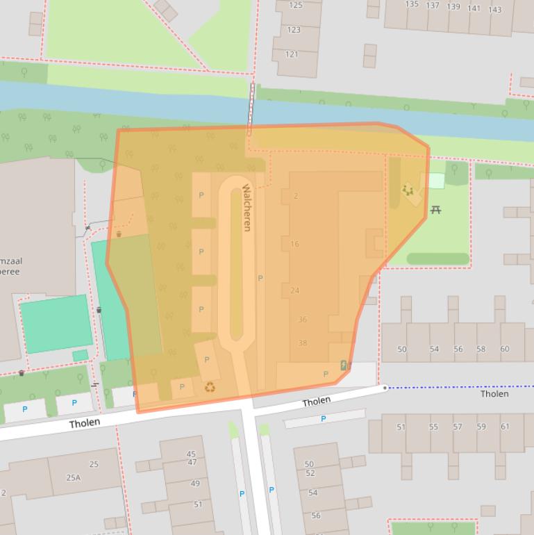 Kaart van postcodegebied 3524ZT.