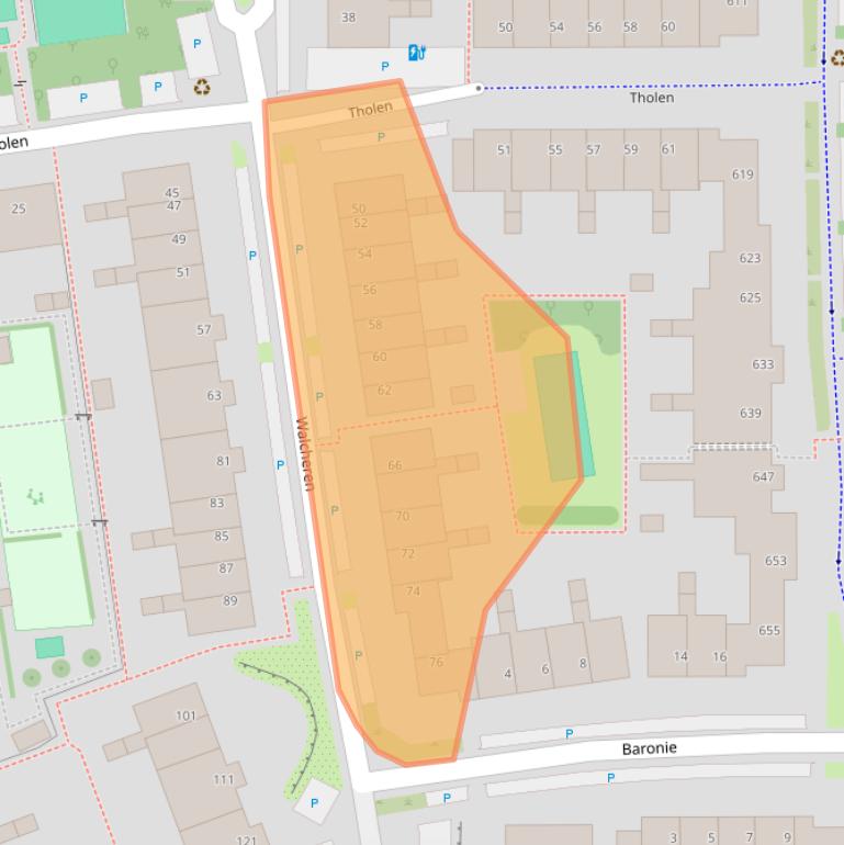 Kaart van postcodegebied 3524ZV.