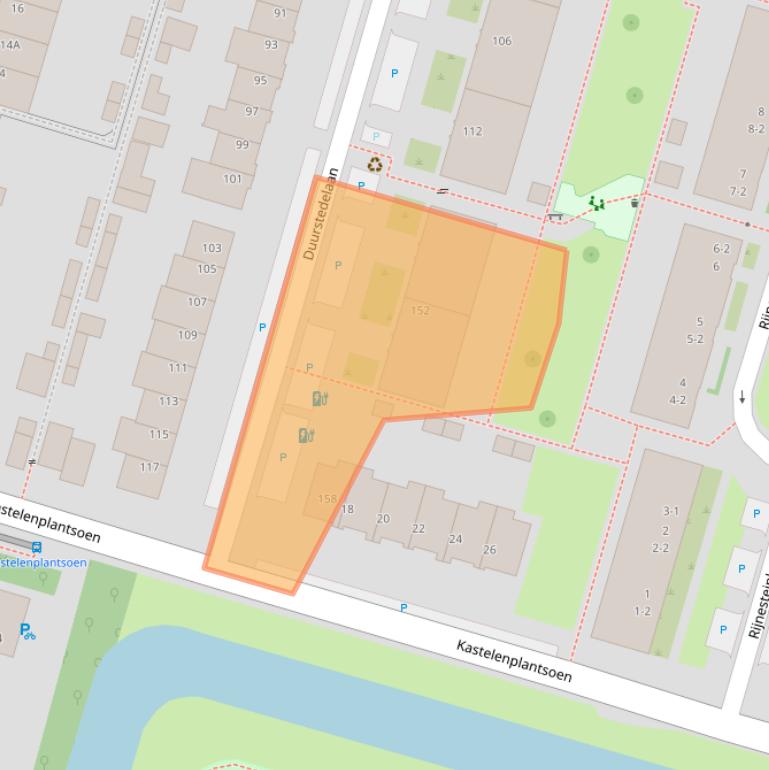 Kaart van postcodegebied 3525AV.