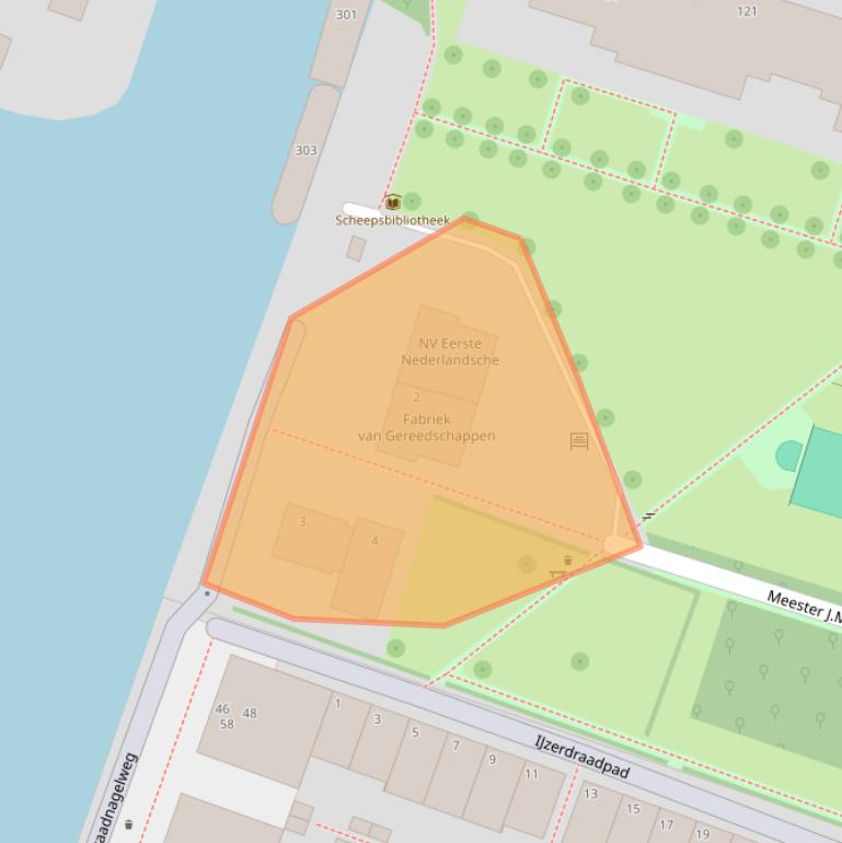 Kaart van postcodegebied 3525BN.