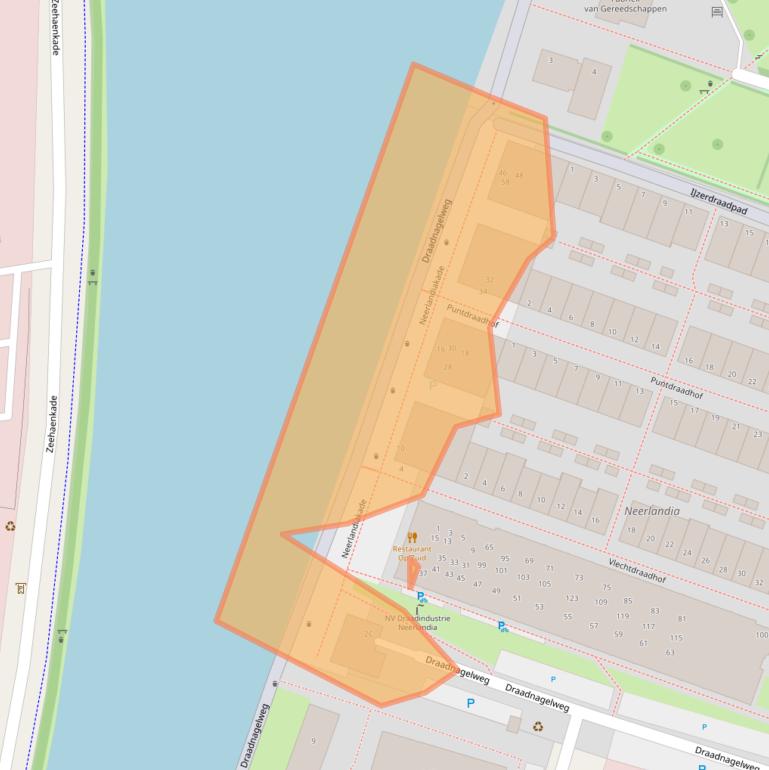 Kaart van postcodegebied 3525BT.