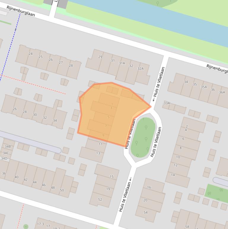 Kaart van postcodegebied 3525CE.