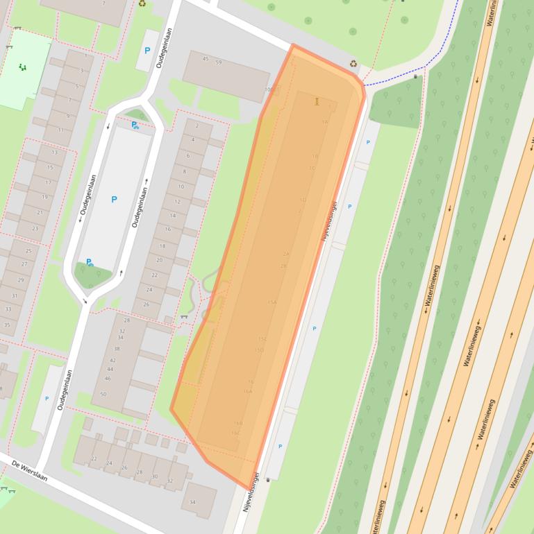 Kaart van postcodegebied 3525CN.