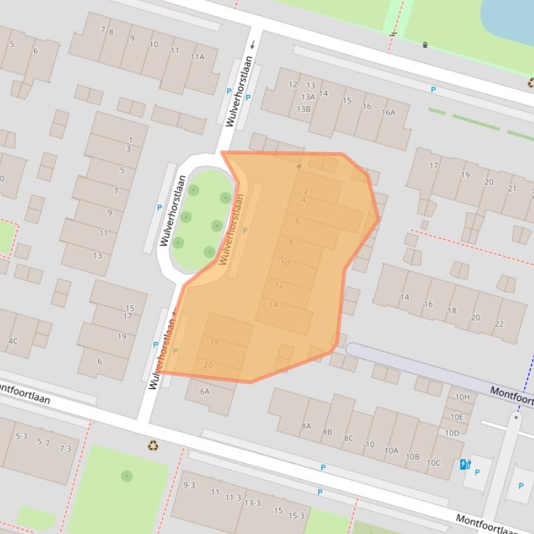 Kaart van postcodegebied 3525EC.