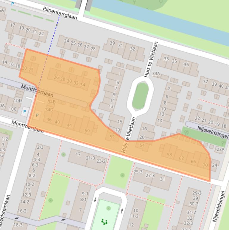Kaart van postcodegebied 3525EL.