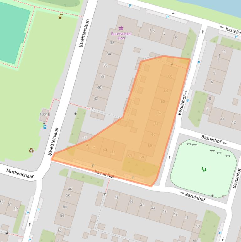 Kaart van postcodegebied 3525GD.