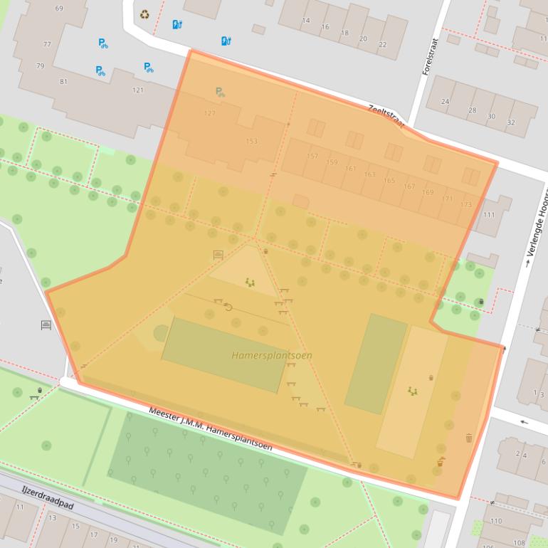 Kaart van postcodegebied 3525TE.