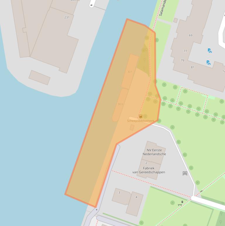 Kaart van postcodegebied 3525TP.