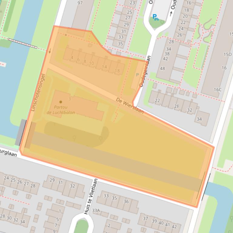 Kaart van postcodegebied 3525XM.