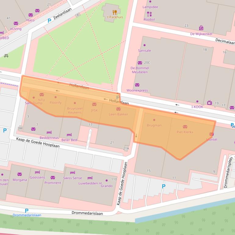 Kaart van postcodegebied 3526AM.