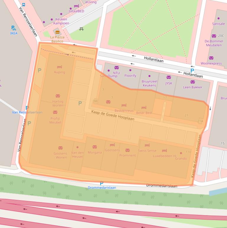 Kaart van postcodegebied 3526AR.