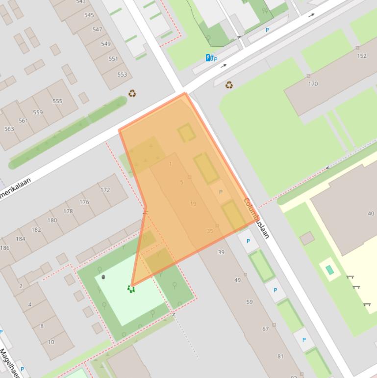 Kaart van postcodegebied 3526EA.