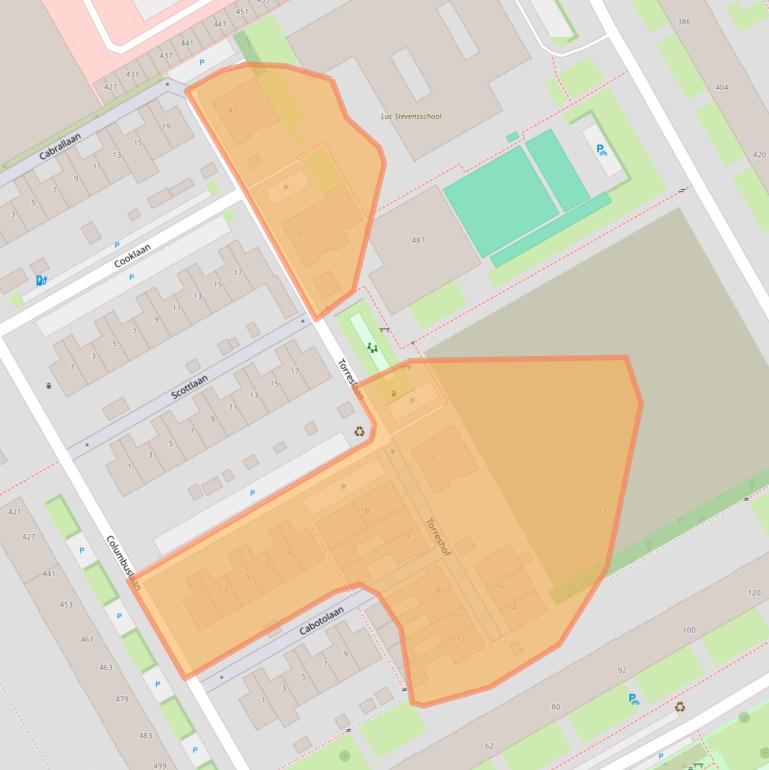 Kaart van postcodegebied 3526EZ.