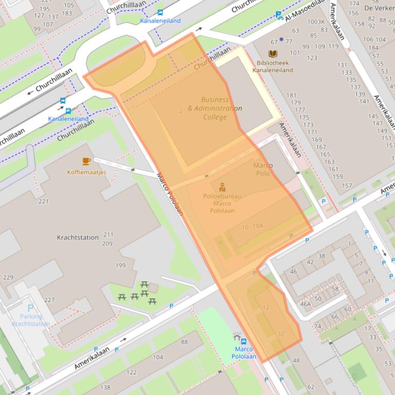 Kaart van postcodegebied 3526GJ.