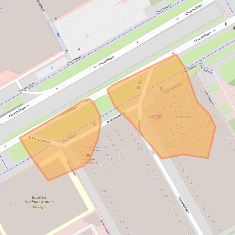 Kaart van postcodegebied 3526GZ.