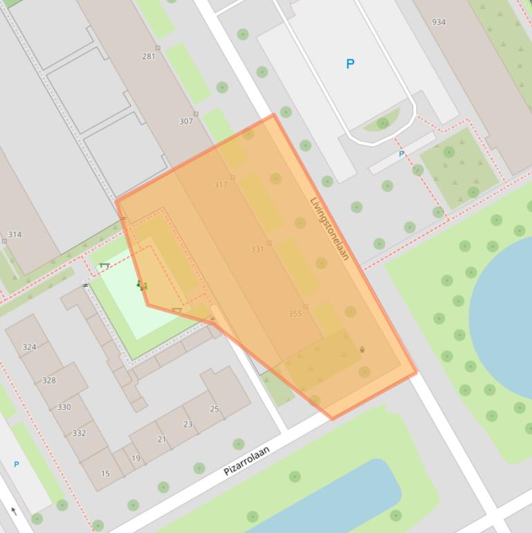 Kaart van postcodegebied 3526HH.