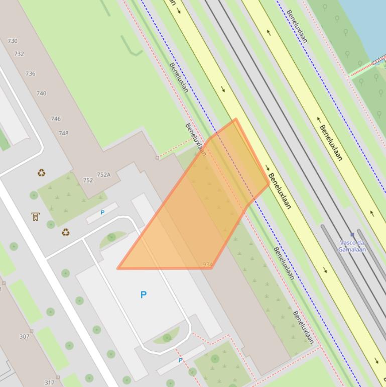 Kaart van postcodegebied 3526JM.