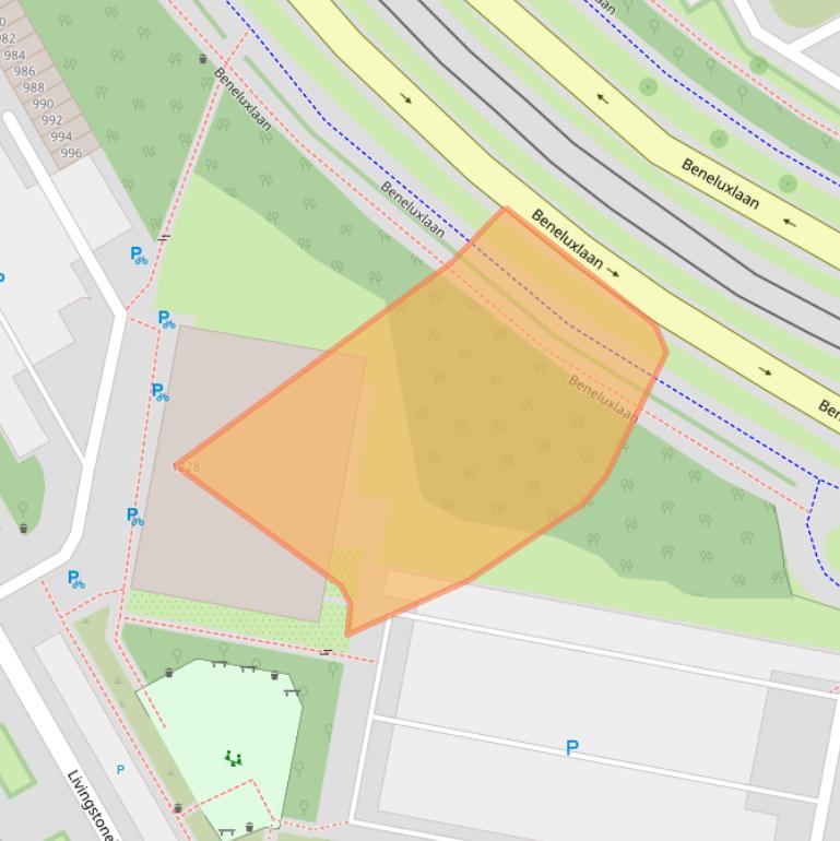 Kaart van postcodegebied 3526JP.