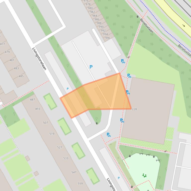 Kaart van postcodegebied 3526JR.