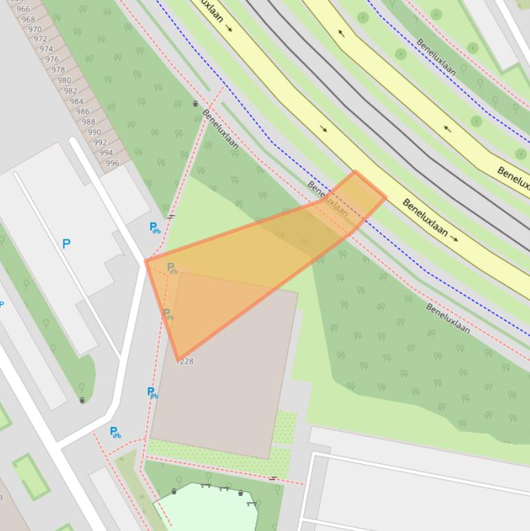 Kaart van postcodegebied 3526JV.