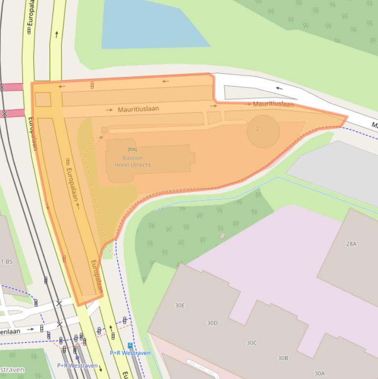 Kaart van postcodegebied 3526LD.