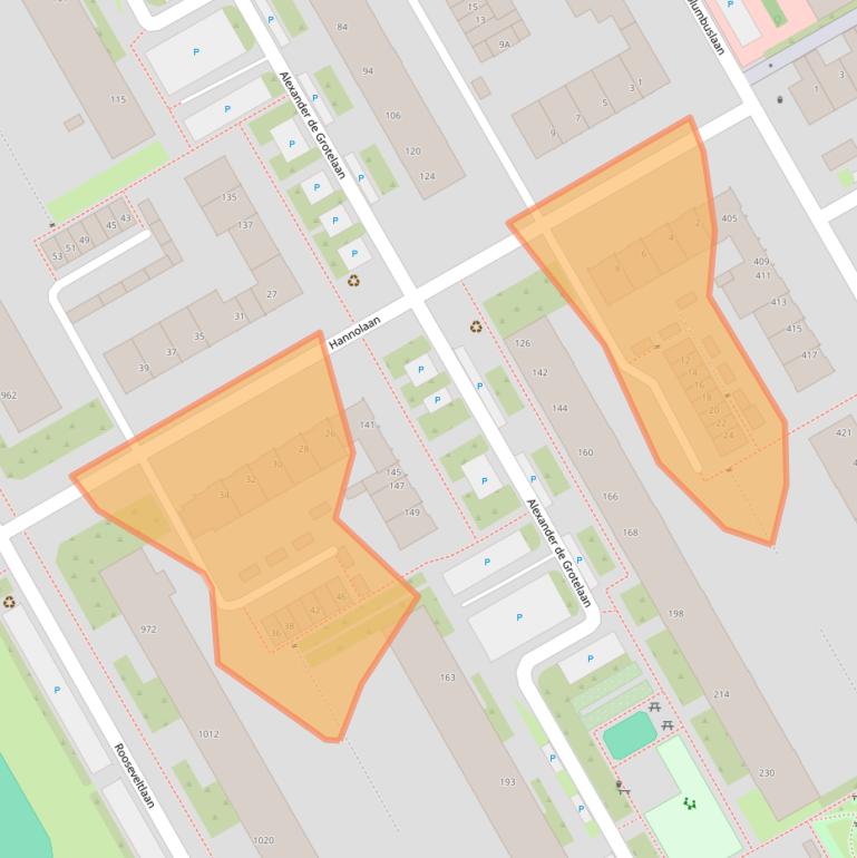 Kaart van postcodegebied 3526RS.