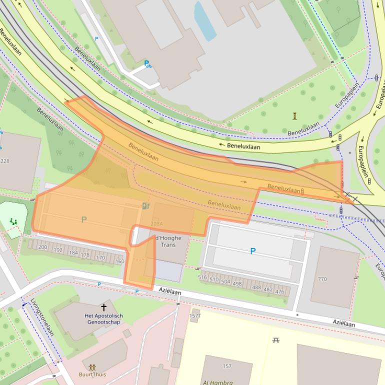 Kaart van postcodegebied 3526SH.