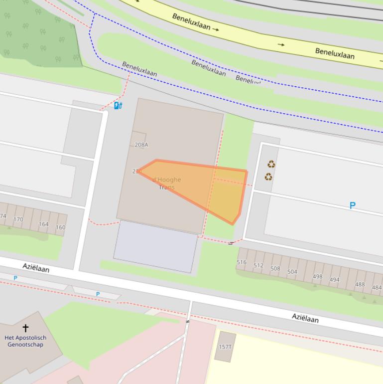 Kaart van postcodegebied 3526SN.