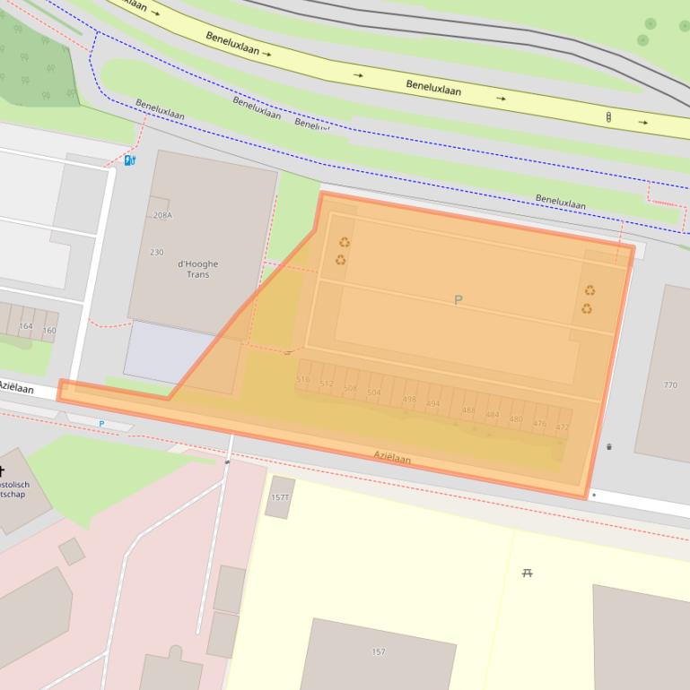 Kaart van postcodegebied 3526SP.