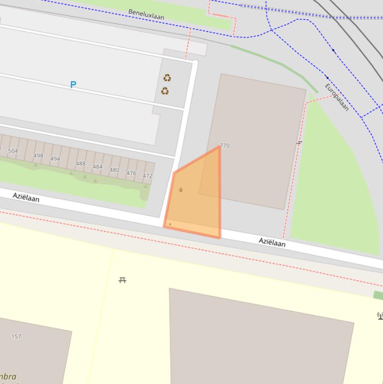 Kaart van postcodegebied 3526SR.