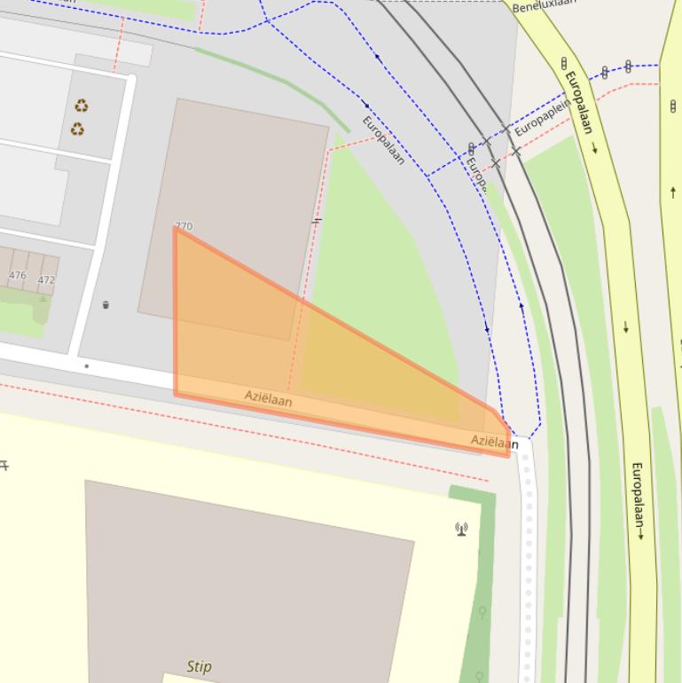 Kaart van postcodegebied 3526ST.