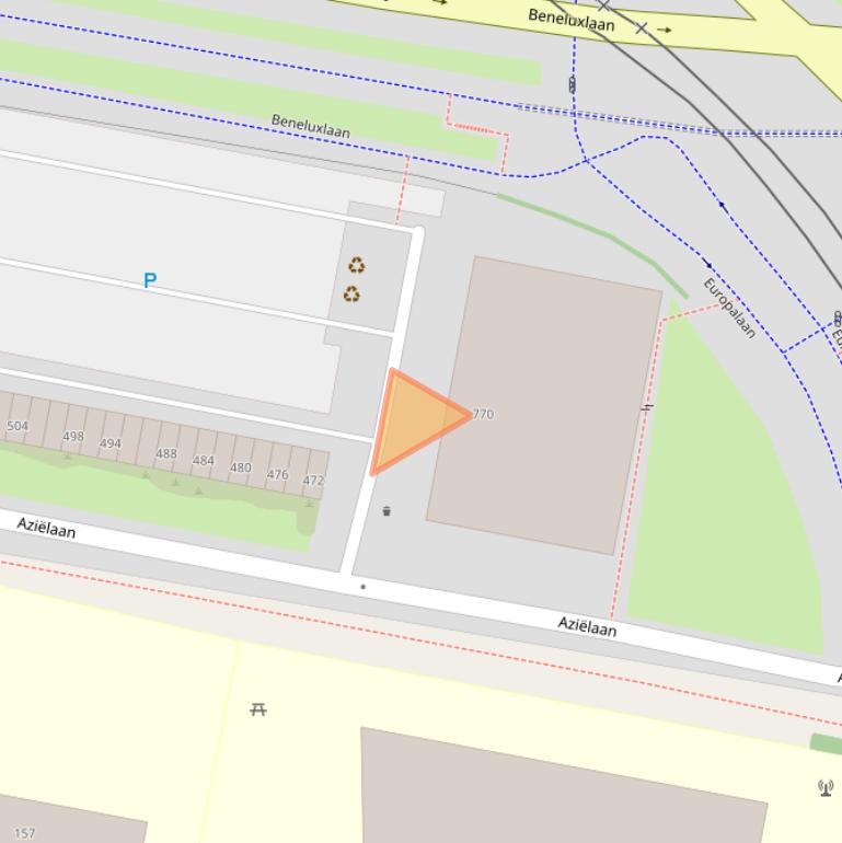 Kaart van postcodegebied 3526SW.