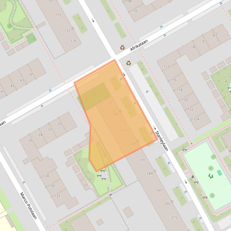 Kaart van postcodegebied 3526TD.