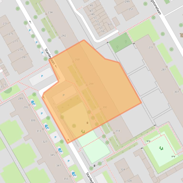 Kaart van postcodegebied 3526TV.