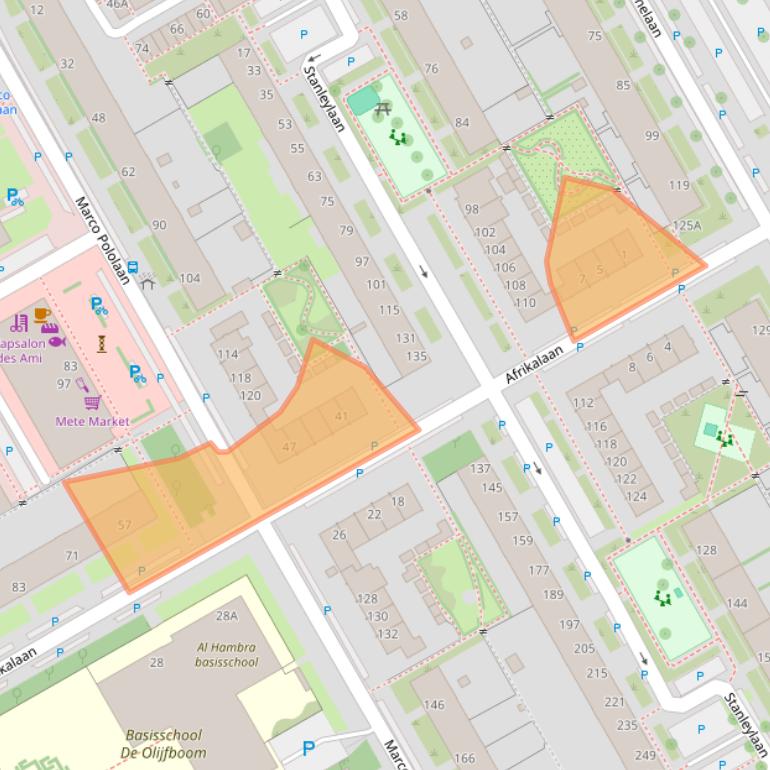 Kaart van postcodegebied 3526VK.
