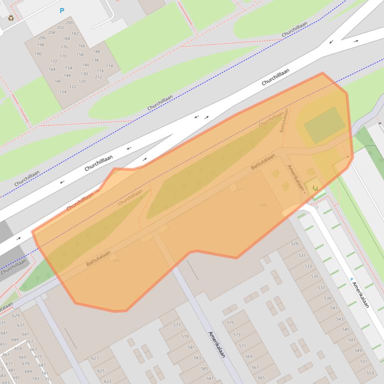 Kaart van postcodegebied 3526VS.