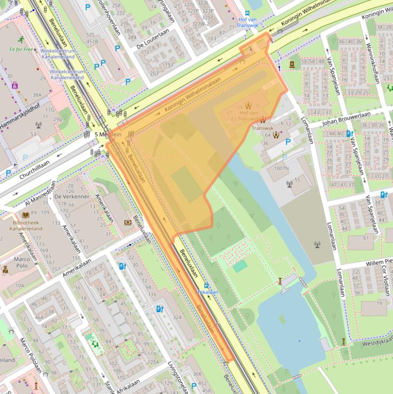 Kaart van postcodegebied 3526XA.